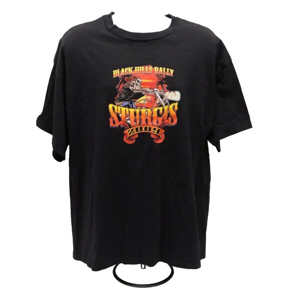 2009 Sturgis Black Hills Rally Tshirt Men's Size Large - Picture 2 of 4